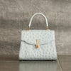 【傳濱野】《Luxury Line》ジュエリーライクなオーストリッチに、王室愛用モデル金具を添えたワンハンドルバッグAlicia Struzzo（アリシアストラッツォ）