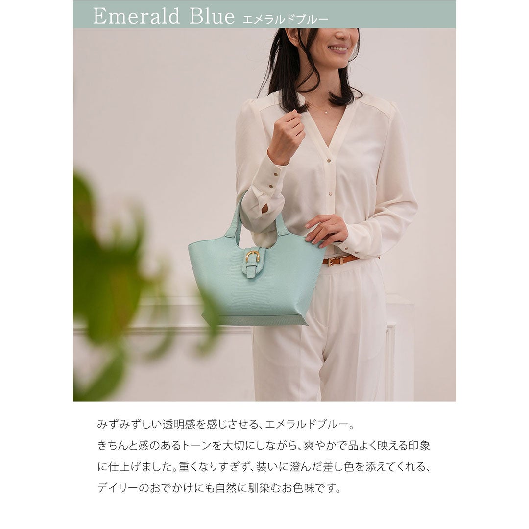 【傳濱野】細やかなリザードの表情が、装いにエレガンスを添える Tina Lizard(ティナ・リザール)