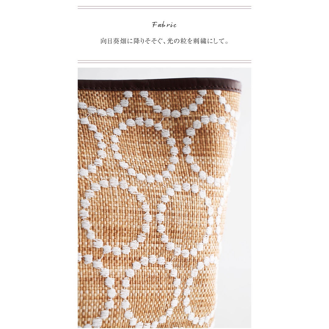 【傳濱野】向日葵畑のまばゆい情景から生まれた、装いぱっと華やぐサンフラワートートSolana（ソラーナ）